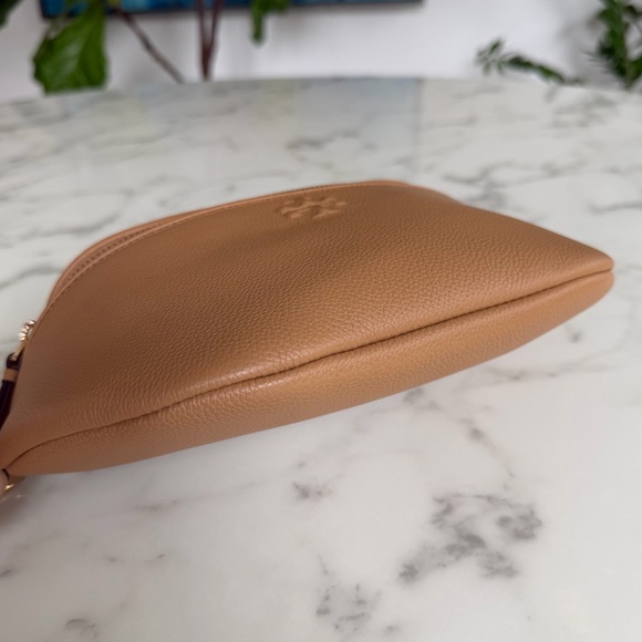 NWT Tory Burch Thea Pebbled Leather Belt Bag Fanny Pack in Tiramisu 165917 - Picture 7 of 12